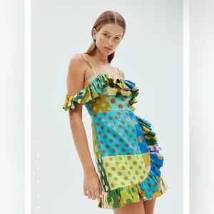 Alemais Dione Mini Asymmetrical Dress